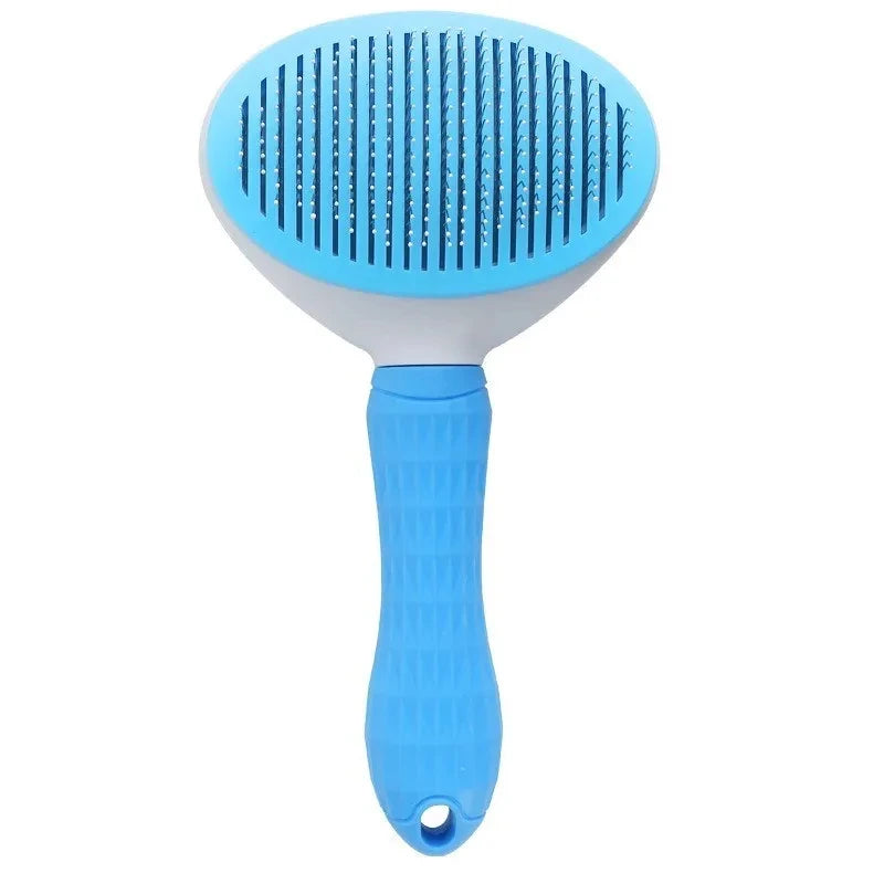 Self-Cleaning Pet Grooming Brush – Hair Removal Brush for Dogs and Cats