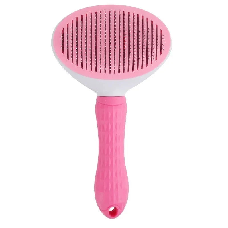 Self-Cleaning Pet Grooming Brush – Hair Removal Brush for Dogs and Cats