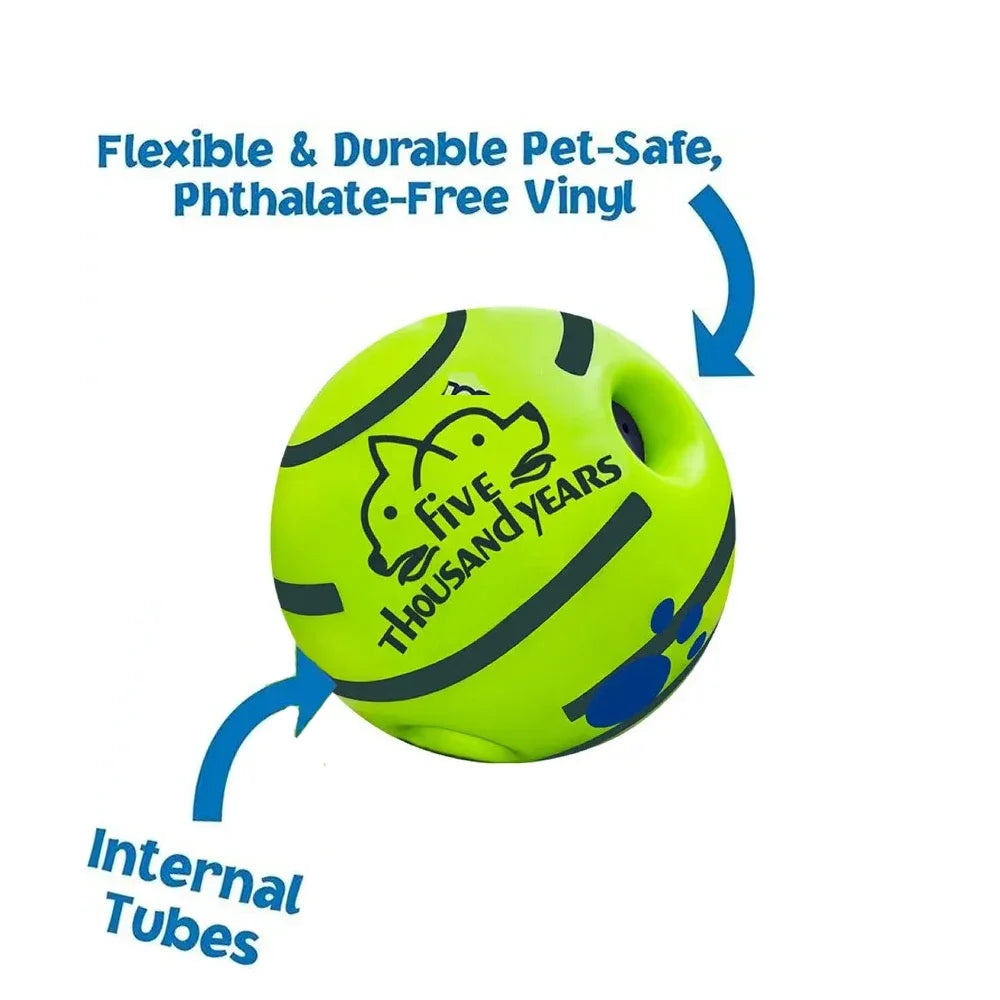 Interactive Squeaky Dog Ball – Durable Chew Toy for Active Dogs