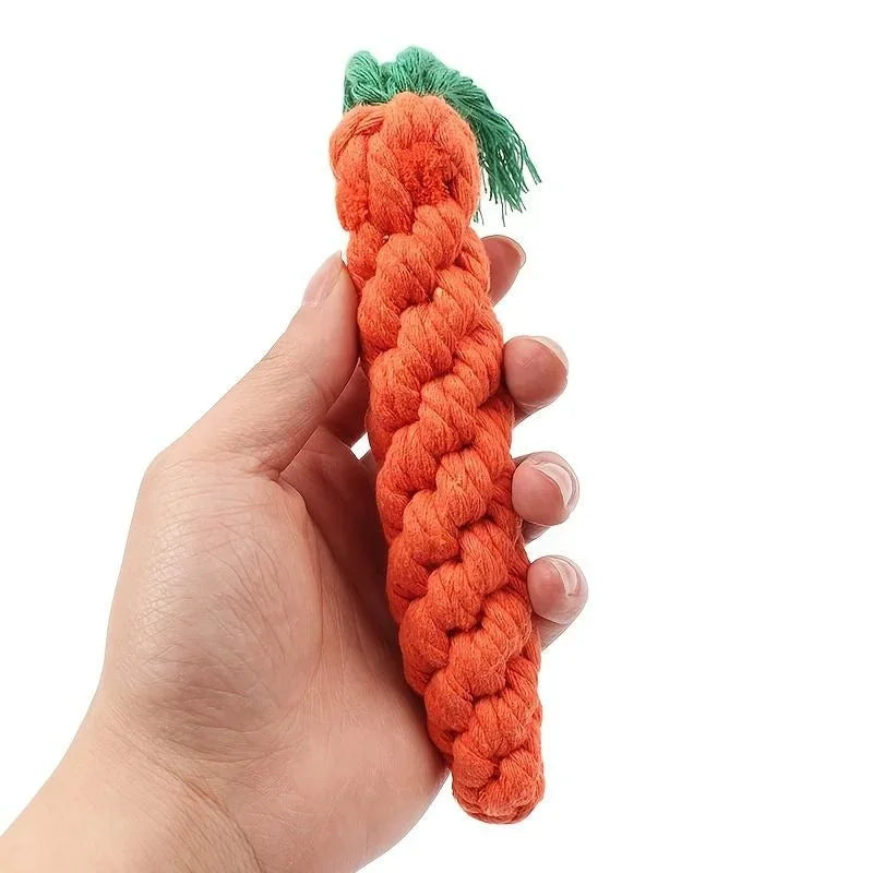 Carrot Rope Dog Chew Toy