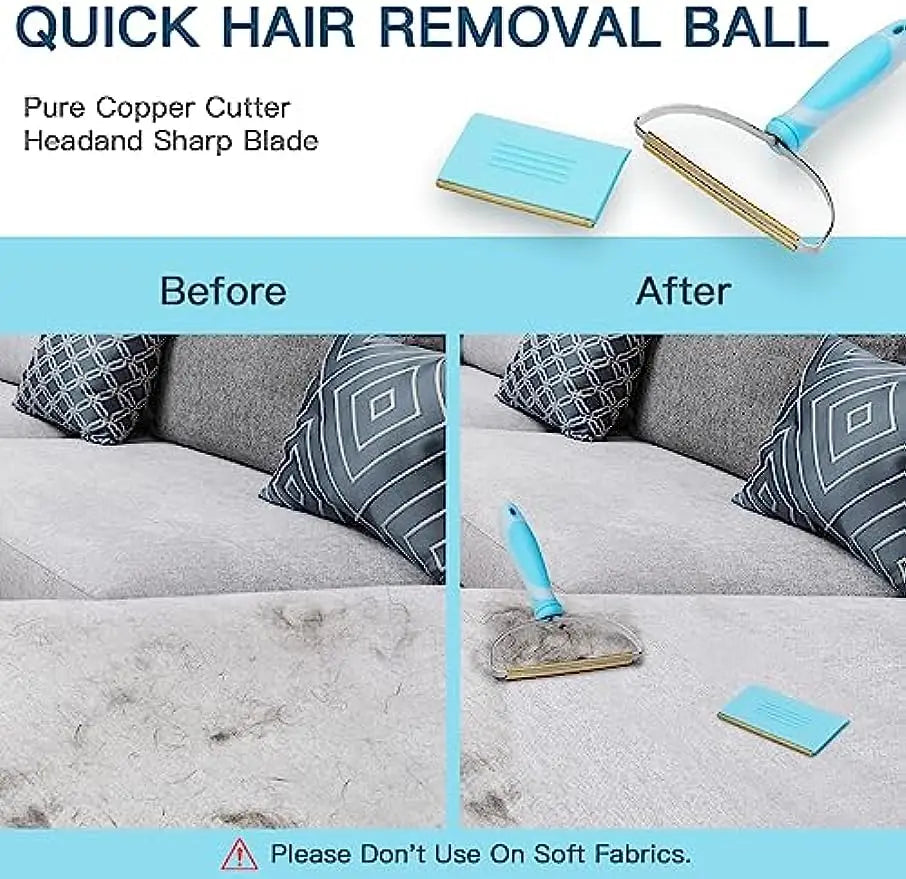 KIT Carpet Rake Pet Hair Remover