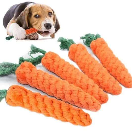Carrot Rope Dog Chew Toy